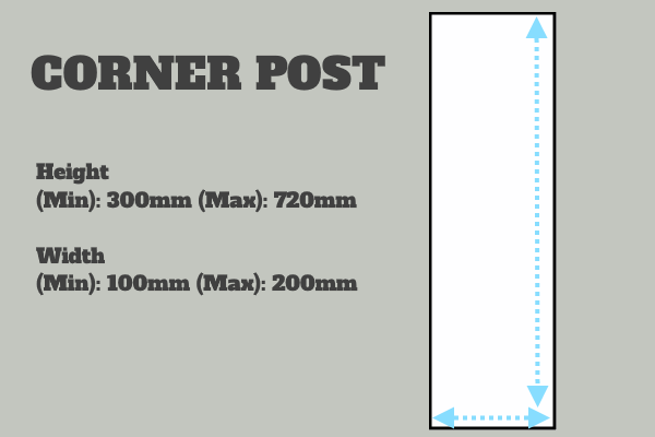 Panel - Corner Post Moulding