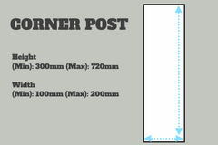 Panel - Corner Post Moulding