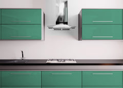 Slab Door / Bluesy Green